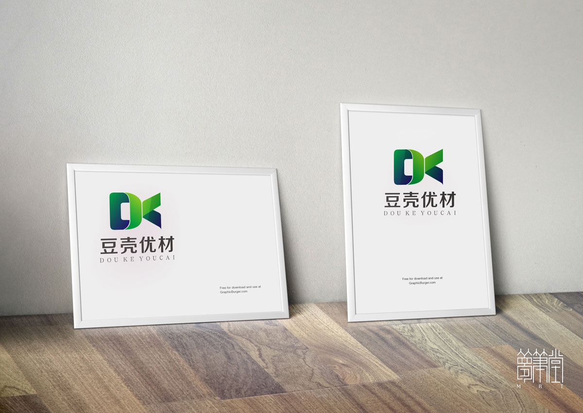 豆殼優(yōu)材LOGO設(shè)計(jì)