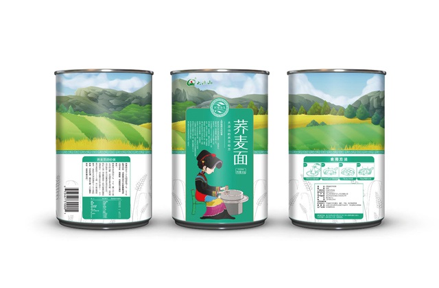 產(chǎn)品包裝-大涼山燕麥面包裝設(shè)計