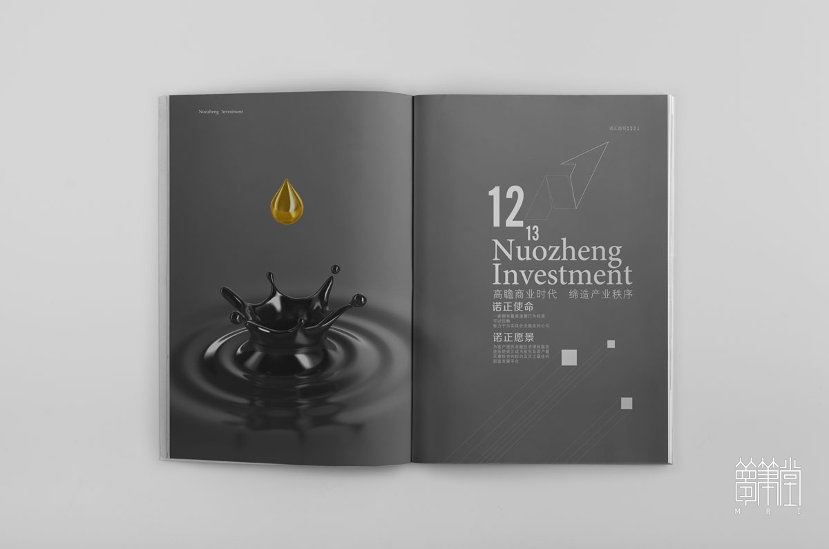 四川諾正投資管理公司畫冊(cè)設(shè)計(jì)