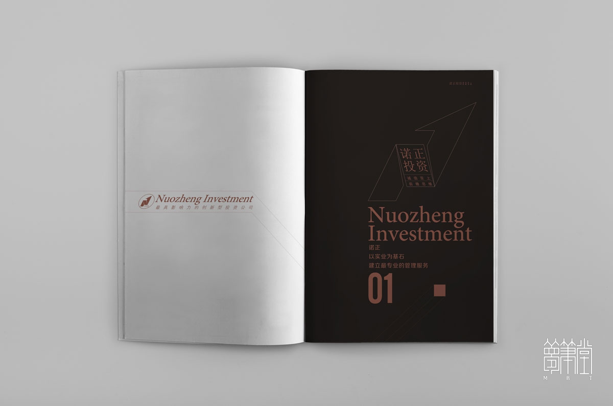 四川諾正投資管理公司畫冊(cè)設(shè)計(jì)